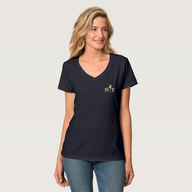 T-shirt Fête des Parents dérangés | Cou-V féminin (Devant entier)