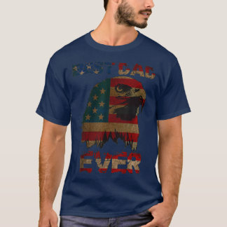 T-shirt Fête des pères 4 juillet Fier American Gift Papa