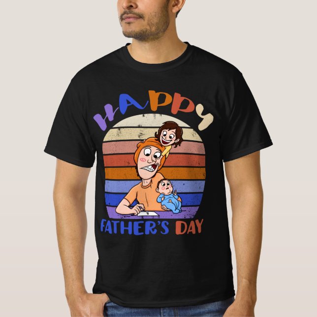 T-shirt fête des pères amusant (Devant)