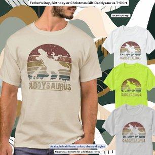 T-shirt Fête des pères, Anniversaire Daddysaurus