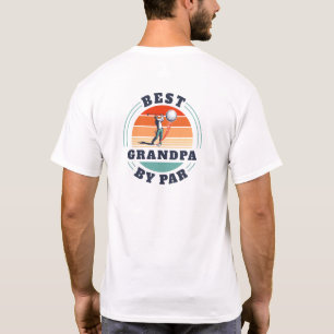 T-shirt Fête des pères Best Grand-pa By Par Golf Lover