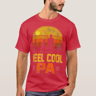 T-shirt Fête des pères Cadeau amusant Pêche bobine Cool Pa