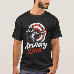 T-shirt Fête des pères Cadeau de tir à l'arc - Papa de tir
