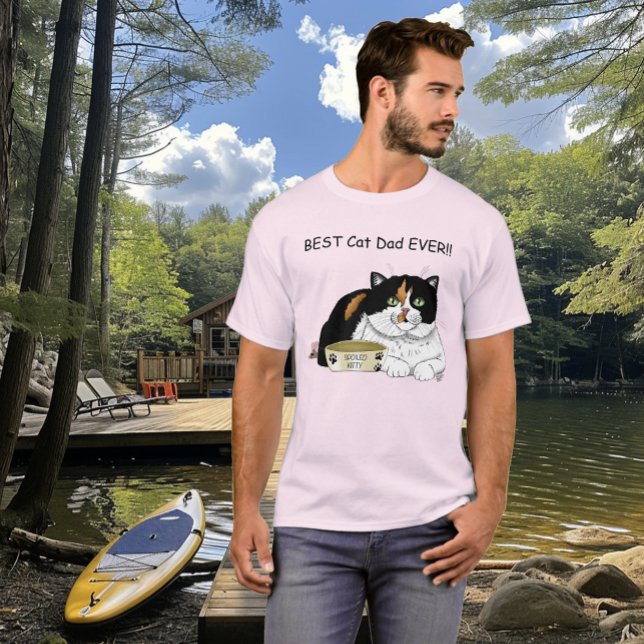 T-shirt Fête des pères Calico Cat (Créateur téléchargé)