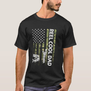 T-shirt Fête des pères Camouflage Cadeau de pêcheur pour p