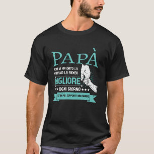 T-shirt Fête des pères Citations Papa Étape Papa Citations
