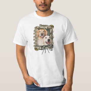 T-shirt Fête des pères - couronne en pierre et Tebow de