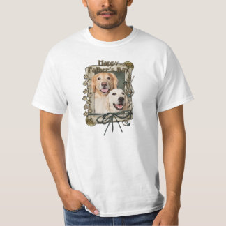 T-shirt Fête des pères - couronne en pierre et Tebow de