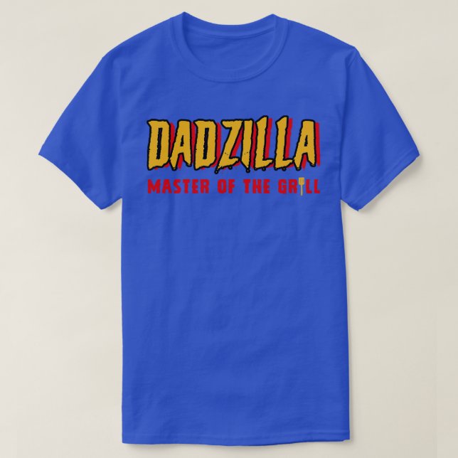 T-shirt Fête des pères Dadzilla (Design devant)
