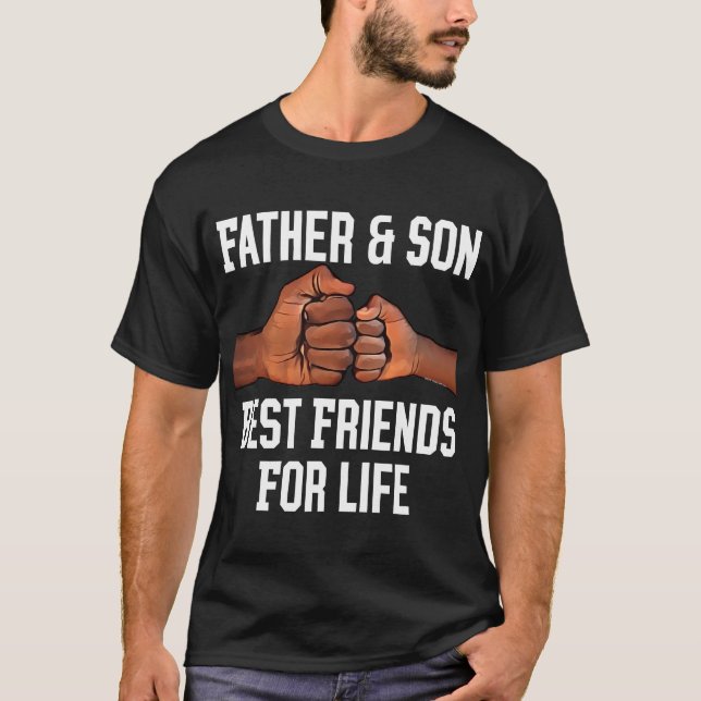 T-shirt Fête des pères d'Afro-américain d'hommes de (Devant)