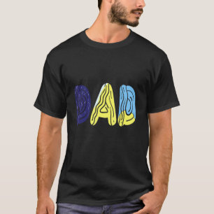 T-shirt Fête des pères d'amour Bluey-Papa-maman