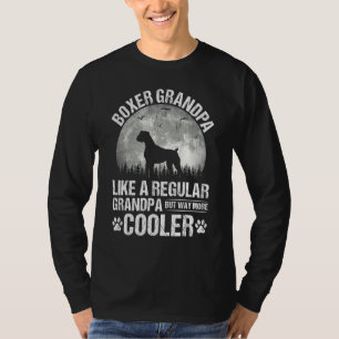 T-shirt Fête des pères de chien Vintage de la lune de gran