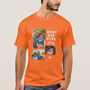 T-shirt Fête des pères de collection photo de Best Dad Eve