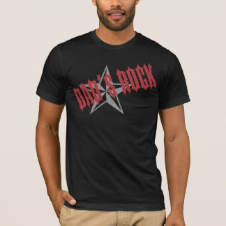 T-shirt Fête des pères de ~ de papa de vedette du rock