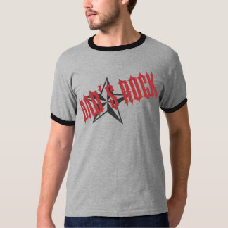 T-shirt Fête des pères de ~ de papa de vedette du rock