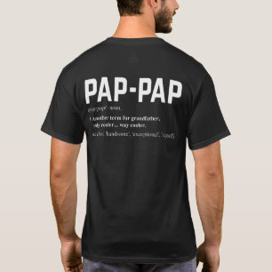 T-shirt Fête des pères de définition Pap Pap
