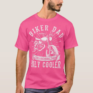 T-shirt Fête des pères de moto papa vélo pour femmes