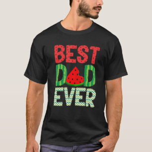 T-shirt Fête des pères de pastèque Meilleur papa Jamais Pa