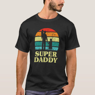 T-shirt Fête des pères des hommes Meilleur papa Jamais Rét