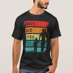 T-shirt Fête des pères des hommes Meilleur papa Jamais Rét