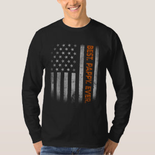 T-shirt Fête des pères Drapeau Américain Pappy Pour Pappy