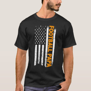 T-shirt Fête des pères du drapeau américain Papa