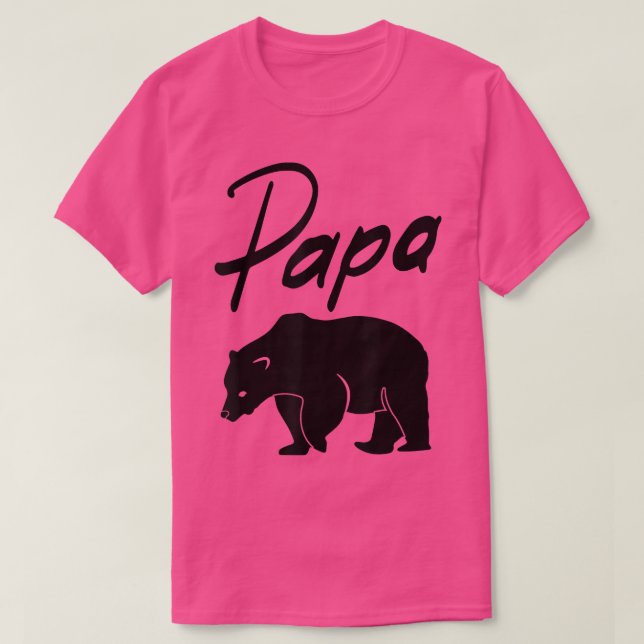 T-shirt Fête des pères Funny - Papa Bear (Design devant)