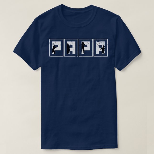 T-shirt Fête des pères Gig Fishing (Design devant)