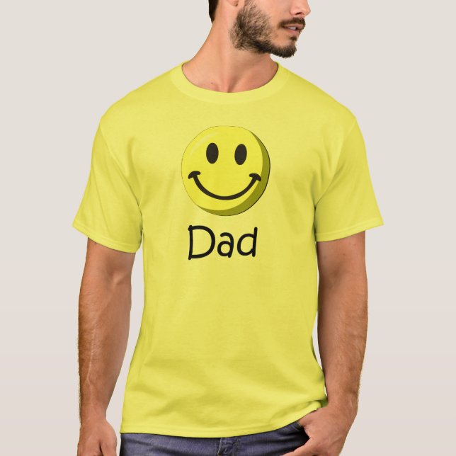 T-shirt Fête des pères heureuse ! (Devant)