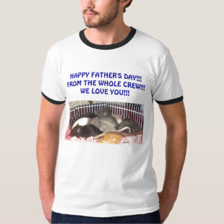 T-SHIRT FÊTE DES PÈRES HEUREUSE ! ! ! CHEMISE MIGNONNE DE