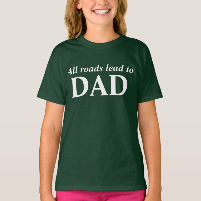 T-shirt Fête des pères hommage à papa (Devant)