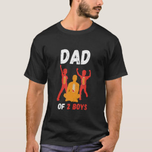 T-shirt Fête des pères Homme 2 Garçons Pleinement Charge P