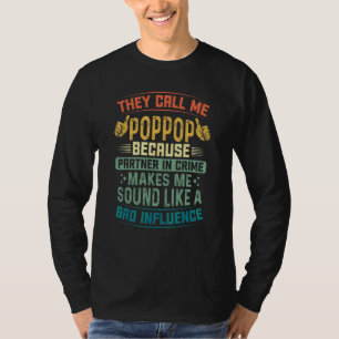T-shirt Fête des Pères Hommes  Ils m'appellent Poppop parc