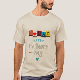 T-Shirt Fête des Pères 'J'aime Papa' | Blocs ABC M