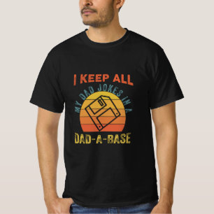 T-shirt Fête des pères Je Garde Tous Mon Père Blagues
