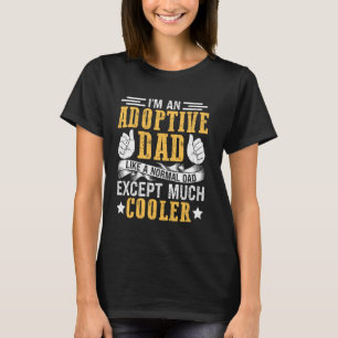 T-shirt Fête des pères Joyeux Jour d'Adoption Adopté Père 