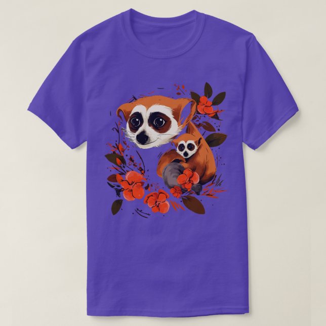 T-shirt Fête des pères Lente Loris (Design devant)