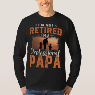T-shirt Fête des pères masculine Je ne suis pas retraité J