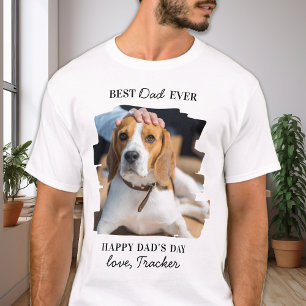 T-shirt fête des pères Meilleur Chien Papa Personnalisé