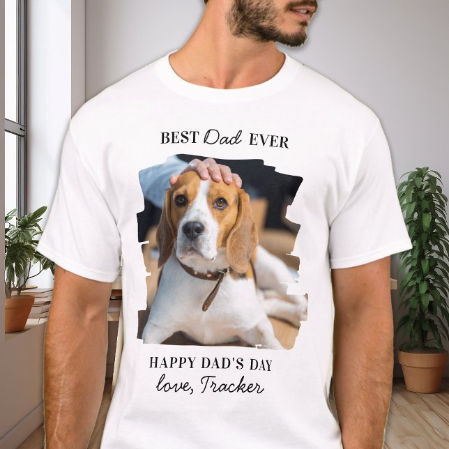 T-shirt Fête des pères Meilleur Chien Papa Personnalisé An (Créateur téléchargé)