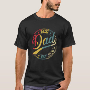 T-shirt Fête des pères Meilleur papa 2020 Papa 2020 Papa d