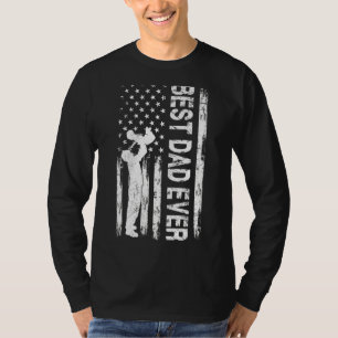 T-shirt Fête des pères Meilleur Papa Jamais Avec Nous Drap
