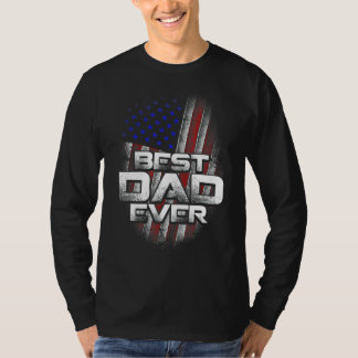 T-shirt Fête des pères Meilleur Papa Jamais Avec Nous Drap