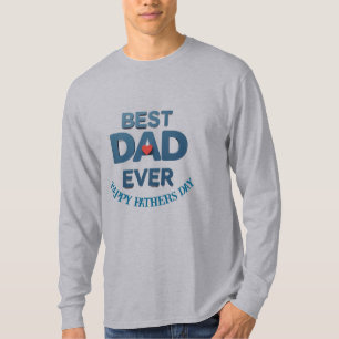 T-shirt Fête des pères   Meilleur Papa Jamais Personnalisé
