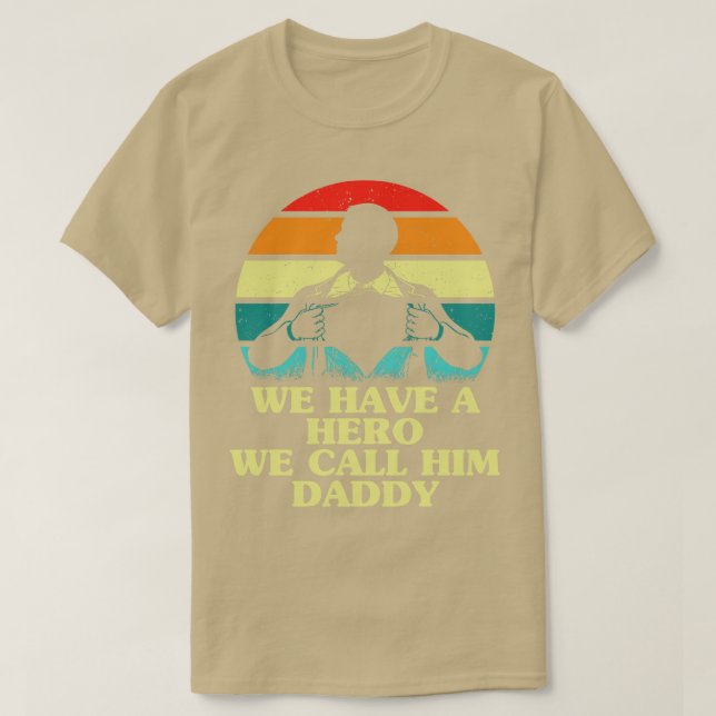 T-shirt Fête des pères Meilleur papa Jamais Rétro Sunset F (Design devant)