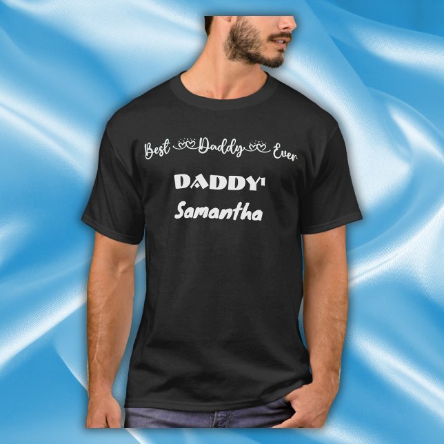 T-shirt Fête des pères Meilleur papa Jamais typographie | (Créateur téléchargé)