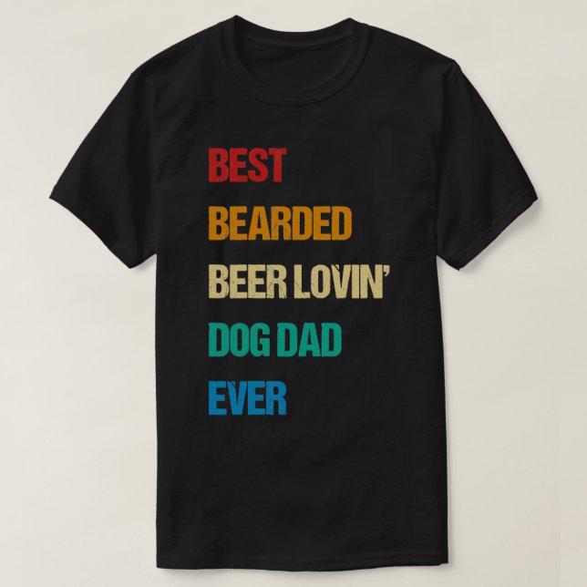 T-shirt Fête des pères Meilleur Porte de bière Lovin 1 (Design devant)