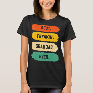 T-shirt Fête des pères Mens De La Famille Best Freakin Gra