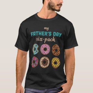 T-shirt Fête des pères Mens Papa Ma Fête des pères Six Pac
