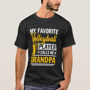 T-shirt Fête des pères Mon Joueur de Volley-ball favori ap